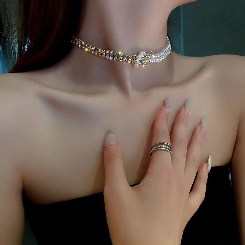 Saffyra™ Crystal Pearl Choker