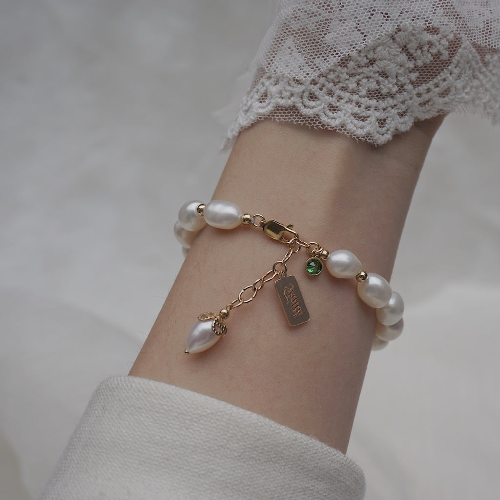 Saffyra™ Pearl Luxe Charm Bracelet