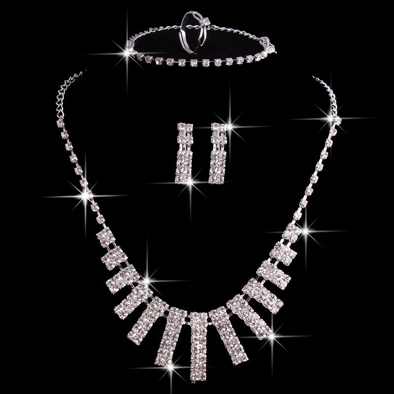 Saffyra™ Luxe Crystal 4-Piece Jewelry Set