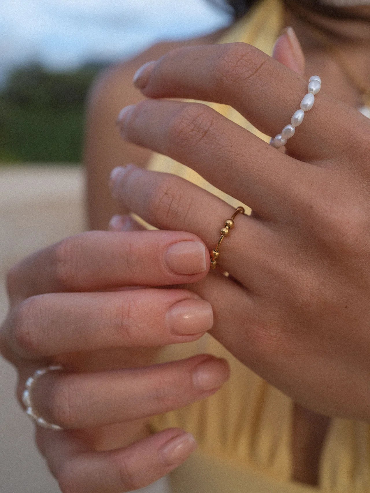 Saffyra™ Bead Anxiety Relief Ring