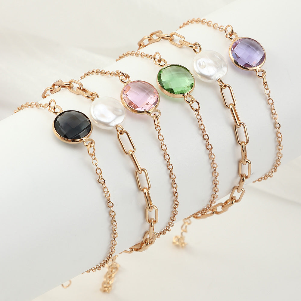 Saffyra™ Irregular Gemstone Chain Bracelet