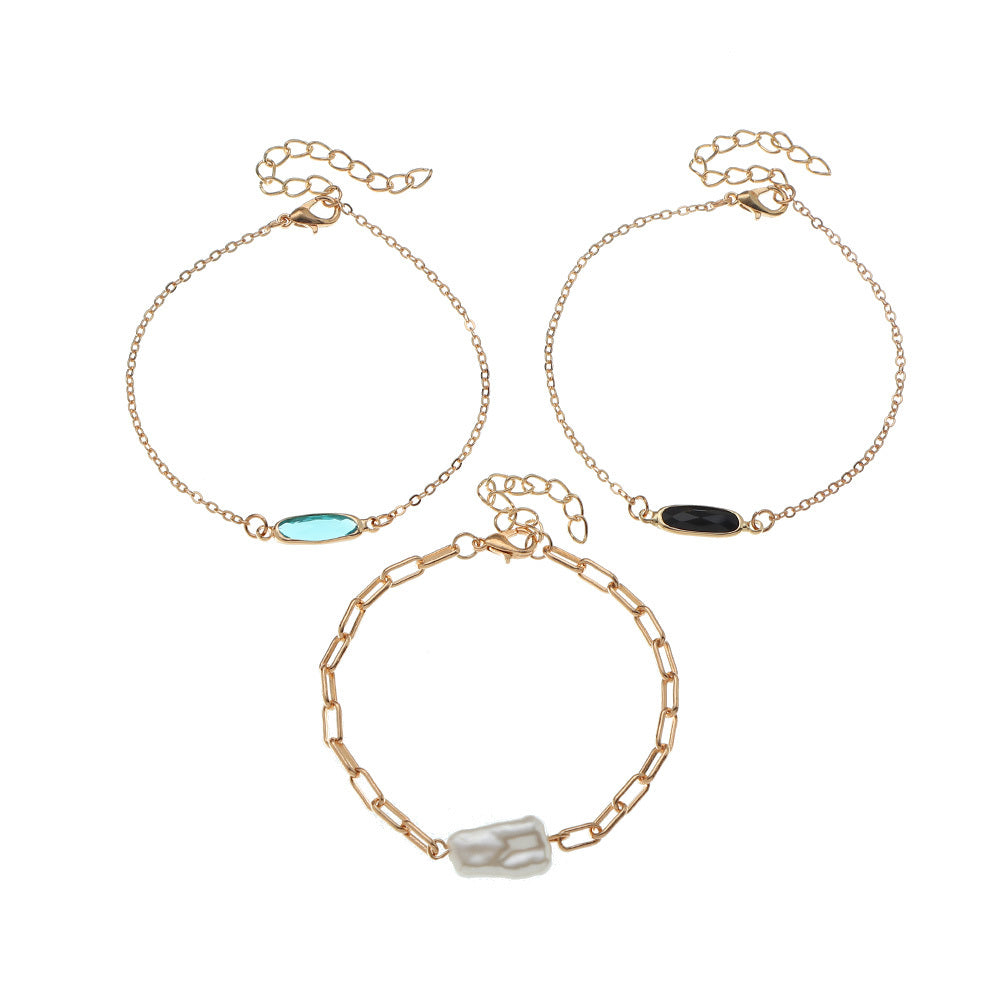 Saffyra™ Irregular Gemstone Chain Bracelet