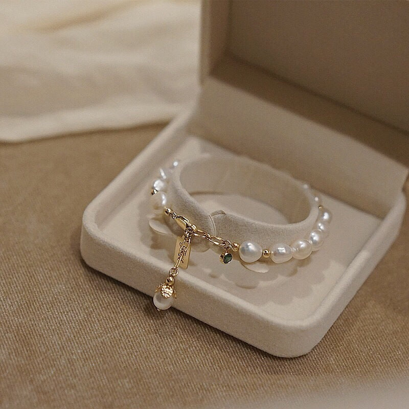 Saffyra™ Pearl Luxe Charm Bracelet